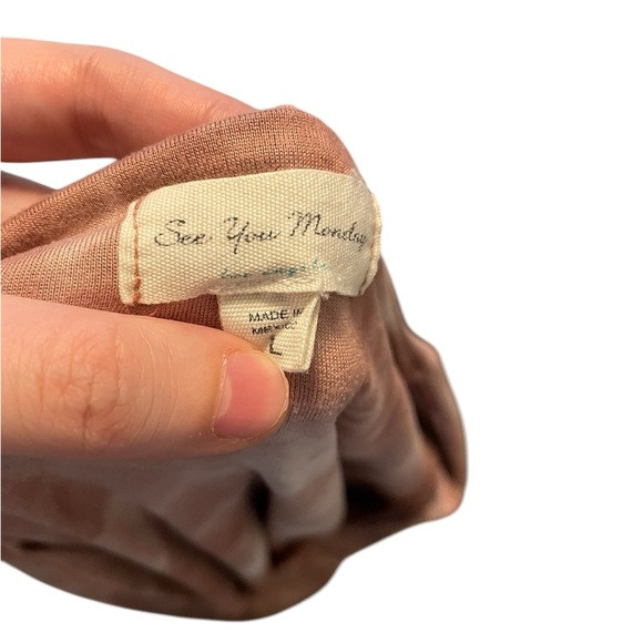 See you Monday pink tye dye midi dress - Picture 3 of 3